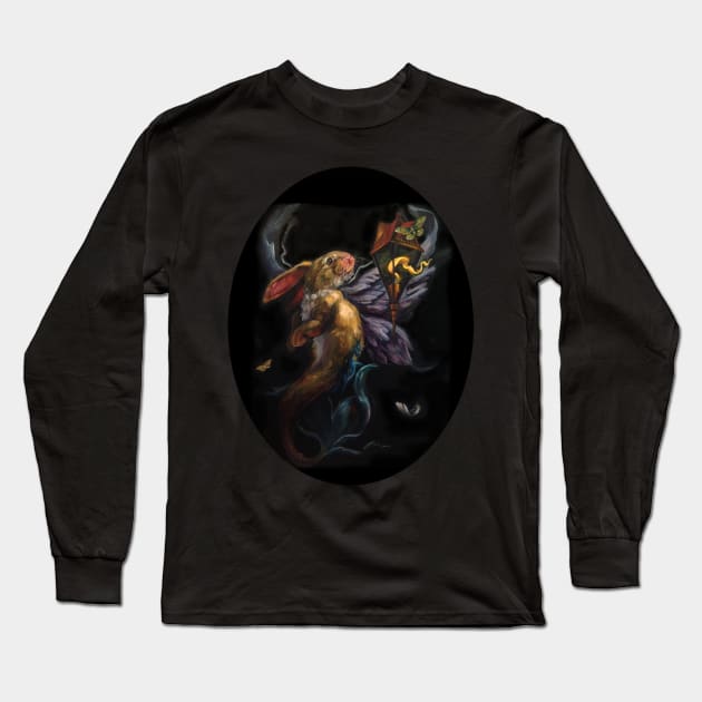 Moth and Flame Long Sleeve T-Shirt by justteejay